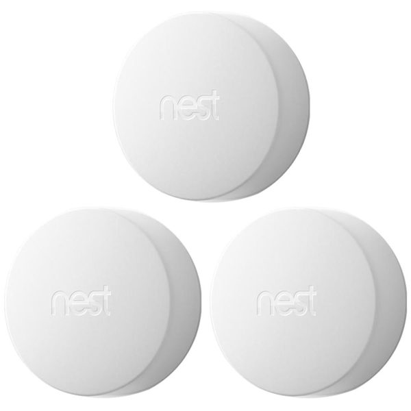 Google Nest Temperature Sensor with Manufacturer 1 Year Limited Warranty - Pack of 3 Online Sale