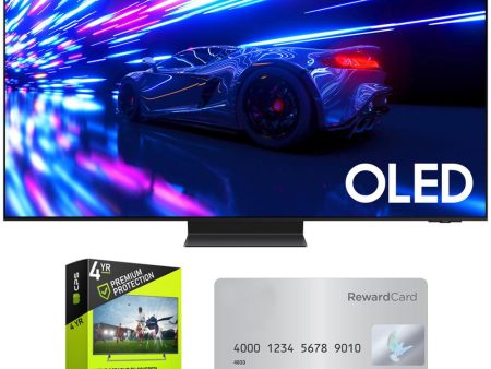 Samsung S95D 55  HDR OLED Smart TV (2024) w  4 Year Warranty + Gift Card Bundle Online now