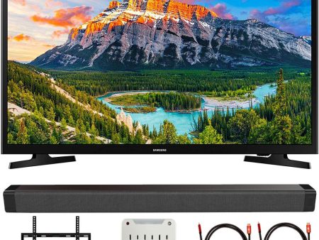 Samsung UN32N5300AFXZA 32  1080p Smart LED TV (2018)  with Deco Gear Soundbar Bundle Online Sale