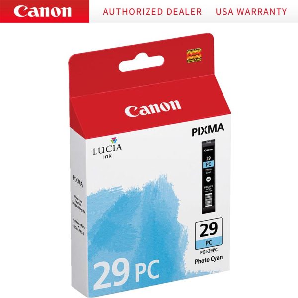 Canon PGI-29 PC - LUCIA Series Photo Cyan Ink Cartridge for Canon PIXMA PRO-1 Printer Discount