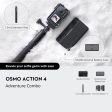 DJI Osmo Action 4 Adventure Combo Bundle with 64GB Memory Card, Case and More For Cheap