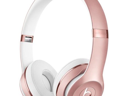 Beats Solo3 Wireless On-Ear Bluetooth Headphones with Microphone Rose Gold - MNET2LL A Online