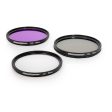 Deco Gear 58mm 3 Piece Pro Level Lens Filter Kit - UV, FLD, Polarizer - FK58MM Online now