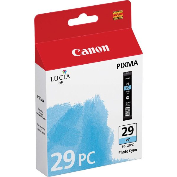 Canon PGI-29 PC - LUCIA Series Photo Cyan Ink Cartridge for Canon PIXMA PRO-1 Printer Discount