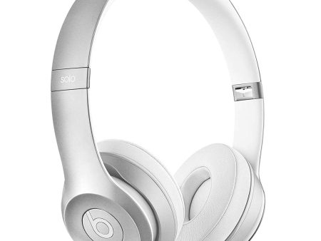 Beats By Dre Solo2 Wireless On-Ear Headphone - Silver Refurbished Fashion