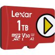 Lexar PLAY 1TB microSDXC UHS-I Memory Card Up to 150MB s Read 3 Pack on Sale