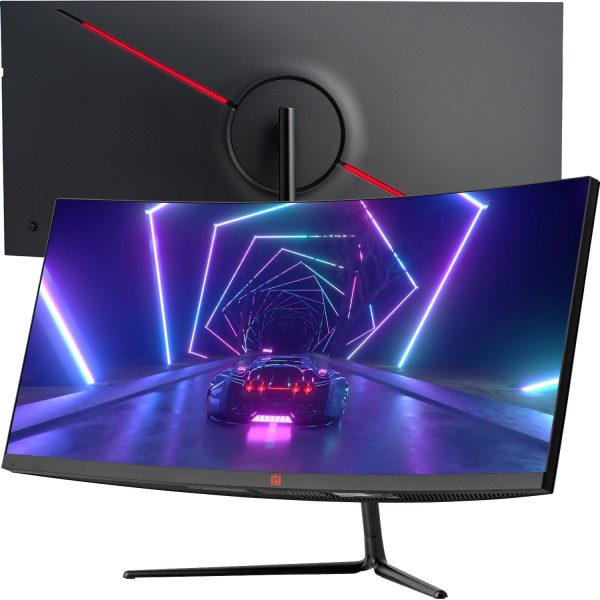 Deco Gear 30  Curved Monitor, 200 Hz, 1ms MPRT, 2560x1080, for Gaming - Refurbished Online now