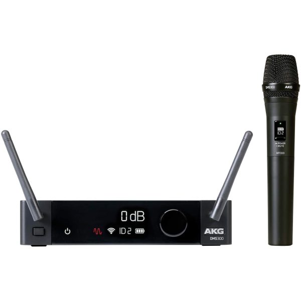 AKG Pro Audio DMS300 Digital Wireless Microphone System, Vocal Set (5100252-00) Online Hot Sale