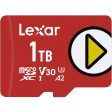 Lexar PLAY 1TB microSDXC UHS-I Memory Card Up to 150MB s Read 3 Pack on Sale