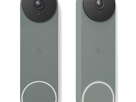 Google Nest 2-Pack Doorbell (Battery) - Ivy (GA02075-US) For Discount