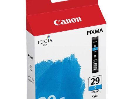 Canon PGI-29 CYAN - LUCIA Series Cyan Ink Cartridge for Canon PIXMA PRO-1 Printer Supply