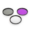 Deco Gear 58mm 3 Piece Pro Level Lens Filter Kit - UV, FLD, Polarizer - FK58MM Online now