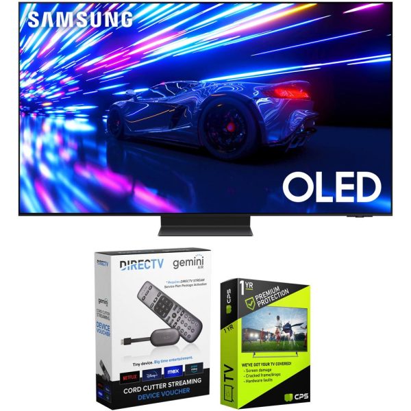 Samsung S95D 55  HDR OLED Smart TV (2024) Bundle with Redeemable DIRECTV Gemini Air Discount