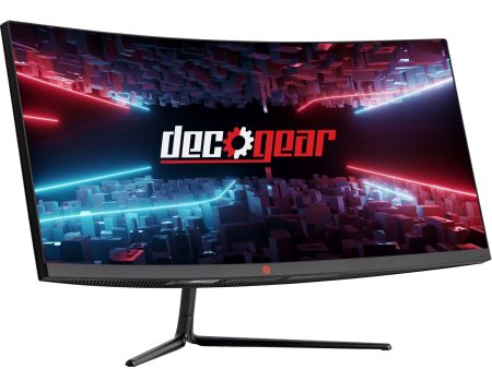 Deco Gear 30  Curved Monitor, 200 Hz, 1ms MPRT, 2560x1080, for Gaming - Refurbished Online now