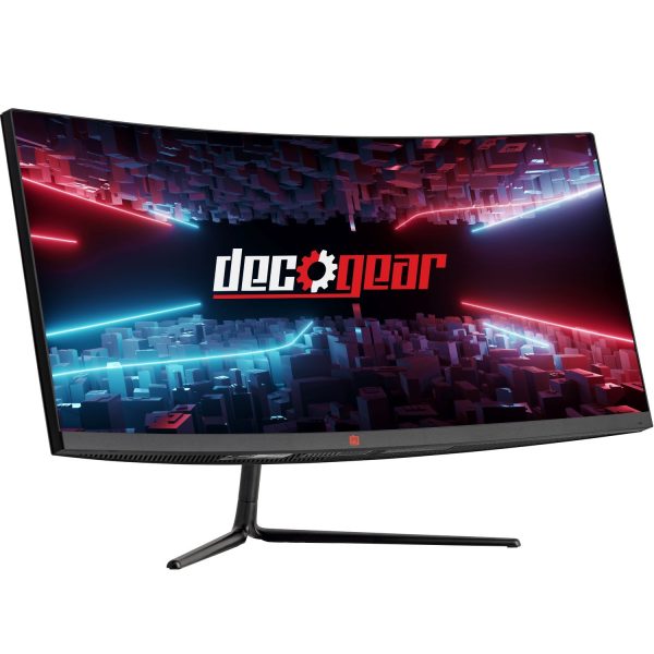 Deco Gear 30  Curved Monitor, 200 Hz, 1ms MPRT, 2560x1080, for Gaming - Refurbished Online now