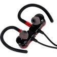 Deco Gear Magnetic Wireless Sport Earbuds - Red - Carrying Case - Open Box For Sale