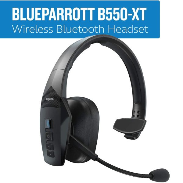 BlueParrott B550-XT Bluetooth Mono Noise-Canceling Headset For Sale