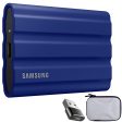 Samsung MU-PE2T0R AM T7 Shield Portable SSD 2TB 2022 + Converter Adapter + Case Online now