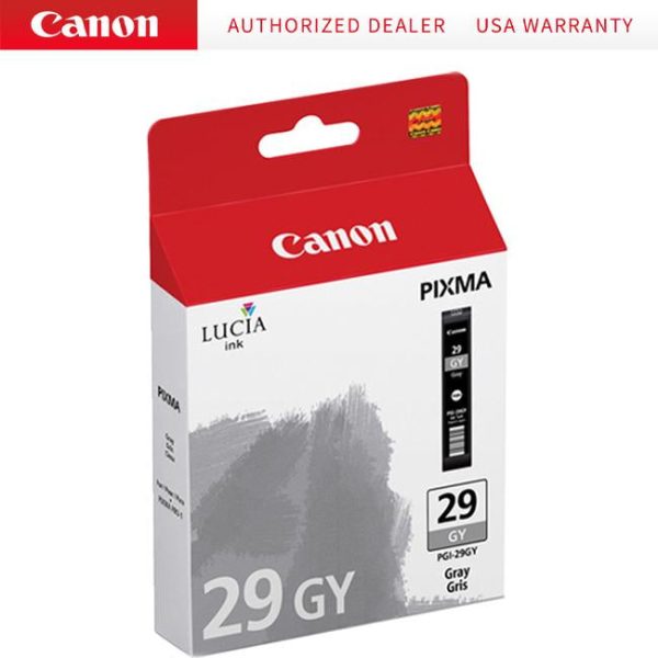 Canon PGI-29 GY - LUCIA Series Gray Ink Cartridge for Canon PIXMA PRO-1 Printer Discount