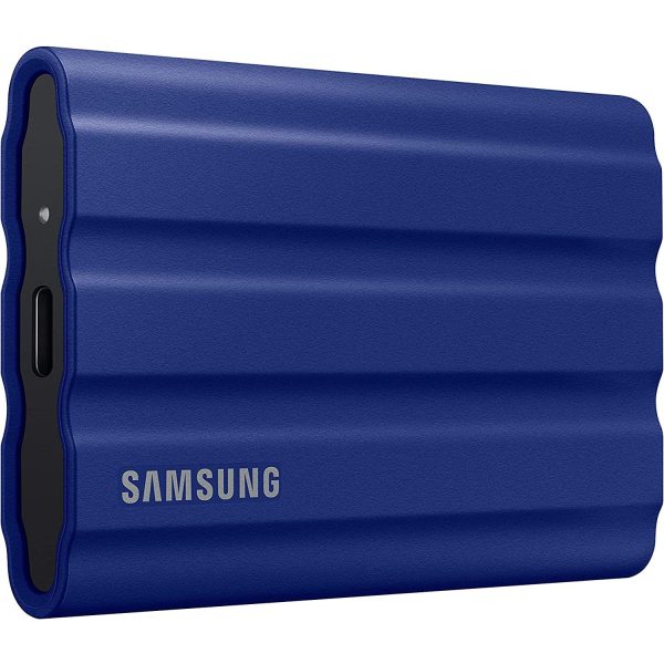 Samsung MU-PE2T0R AM T7 Shield Portable SSD 2TB 2022 + Converter Adapter + Case Online now