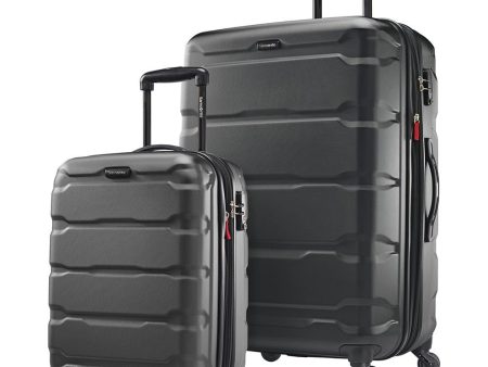 Samsonite Omni 2 Piece Hardside Expandable Luggage Nested Spinner Set (20  28 ) Black Discount