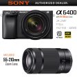 Sony a6400 Mirrorless APS-C Camera with 18-135mm and 55-210mm Zoom Lens (ILCE-6400M) on Sale