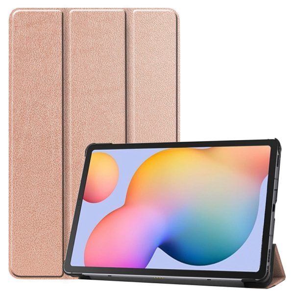 Tri-fold Stand PU Leather Cover Shockproof Anti-Slip Protective Case for Samsung Galaxy Tab S6 Lite S6 Lite (2022) Online Sale