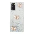 3D Butterfly Rhinestone Decor Epoxy TPU Cover for Samsung Galaxy Note20 4G 5G For Cheap