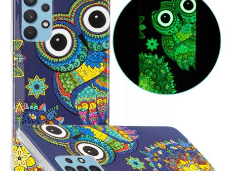 Noctilucent IMD Design Soft Phone Cover TPU Protective Case for Samsung Galaxy A32 4G (EU Version) For Cheap