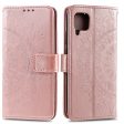 Imprint Flower Leather Shell Cover for Samsung Galaxy A42 5G Online Sale