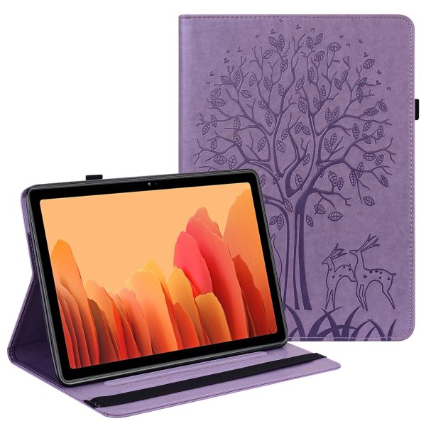 Card Slots Stand Design Tablet Protective Cover Case with Imprinted Tree and Deer Pattern for Samsung Galaxy Tab A7 10.4 (2020) Discount