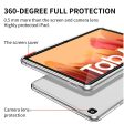 For Samsung Galaxy Tab A7 10.4 (2020) Clear TPU Phone Case with HD Tempered Glass Screen Protector For Discount