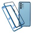 Full Coverage Magnetic Adsorption Metal Frame + Double-sided Ultra Clear Tempered Glass Phone Shell for Samsung Galaxy A32 4G (EU Version) Sale