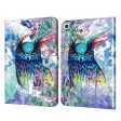 For Samsung Galaxy Tab A7 10.4 (2020) Pattern Printing Wallet Stand Leather Tablet Case For Sale