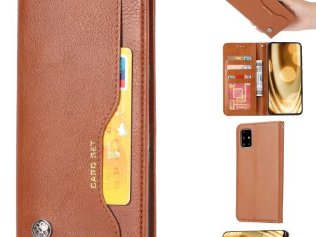 Auto-absorbed PU Leather Stand Wallet Phone Shell for Samsung Galaxy Note 20 Note 20 5G For Sale