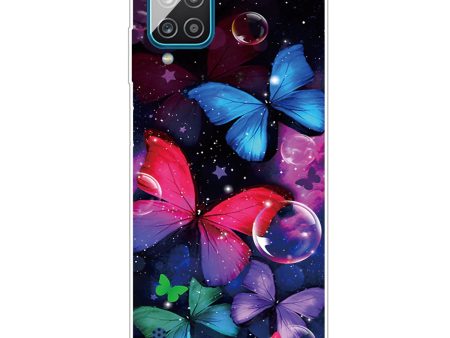 For Samsung Galaxy A12 Phone Case Pattern Printing Flexible Non-slip Protective Phone Cover For Cheap