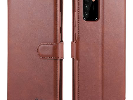 AZNS Leather Wallet Mobile Phone Case Cover for Samsung Galaxy Note20 4G 5G For Discount