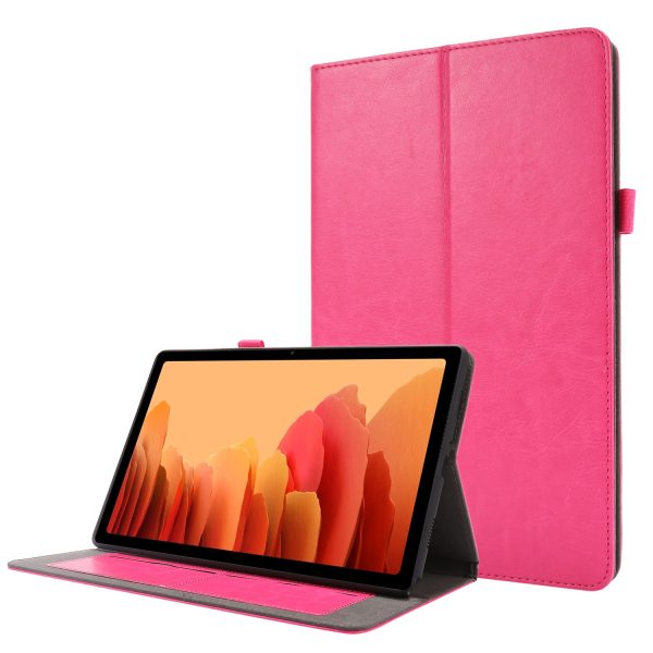 Crazy Horse PU Leather Case for Samsung Galaxy Tab A7 10.4 (2020), Full Protection Stand Tablet Protective Cover with Pen Holder For Discount