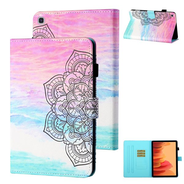 Card Holder Patterned Leather Stand Tablet Cover for Samsung Galaxy Tab A7 10.4 (2020) T500 T505 Discount