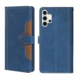 Contrast Color Leather Wallet Phone Protection Cover Case for Samsung Galaxy A32 4G (EU Version) Cheap