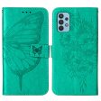 Imprint Butterfly Leather Wallet Stand Case Protective Shell for Samsung Galaxy A32 4G (EU Version) Online Hot Sale