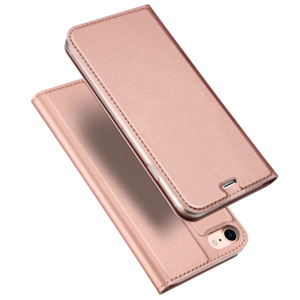 DUX DUCIS Skin Pro Series for iPhone 7 8 SE (2020) SE (2022) Business Leather Stand Mobile Case with Card Holder on Sale