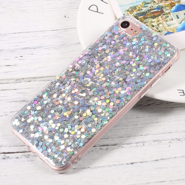 Glittering Sequins TPU Jelly Mobile Case for iPhone SE (2020) SE (2022) 8 7 4.7 inch Hot on Sale