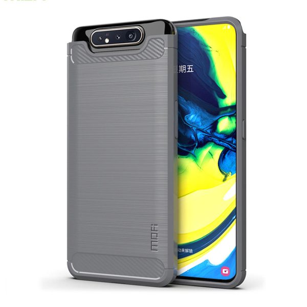 MOFI Carbon Fiber Brushed TPU Mobile Casing for Samsung Galaxy A90 A80 For Discount