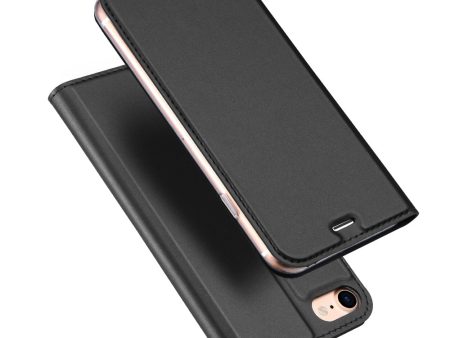 DUX DUCIS Skin Pro Series for iPhone 7 8 SE (2020) SE (2022) Business Leather Stand Mobile Case with Card Holder on Sale