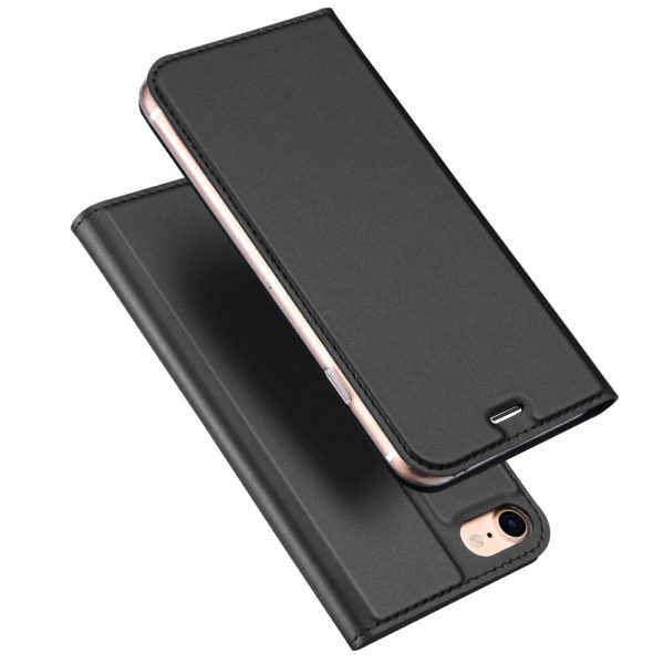 DUX DUCIS Skin Pro Series for iPhone 7 8 SE (2020) SE (2022) Business Leather Stand Mobile Case with Card Holder on Sale