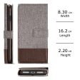 MUXMA Tri-fold Detachable 2-in-1 Wallet Canvas Leather Stand Mobile Shell for iPhone 8 Plus   7 Plus 5.5 inch Hot on Sale